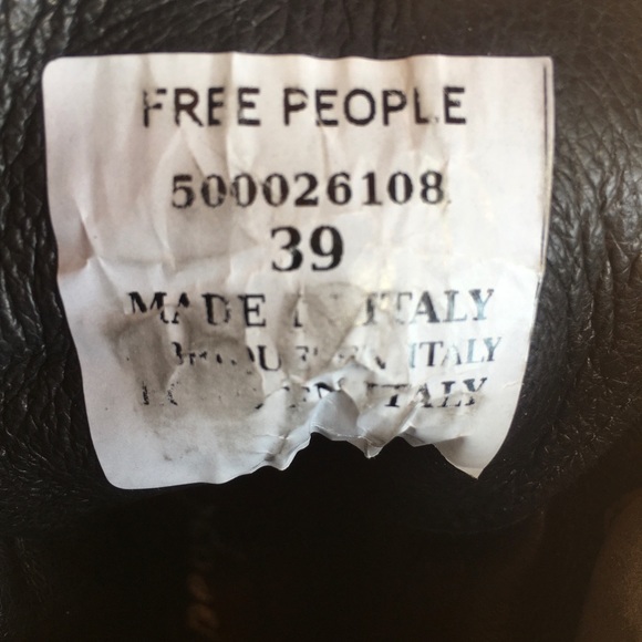 [Free People] combat riding style gray boots - Picture 7 of 8